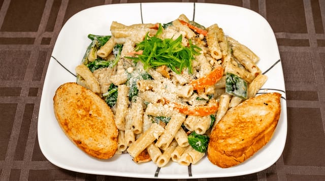 Veggie Rasta Pasta.