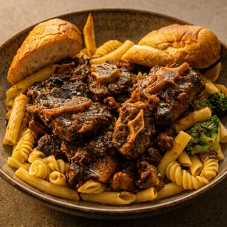 Oxtail Rasta Pasta